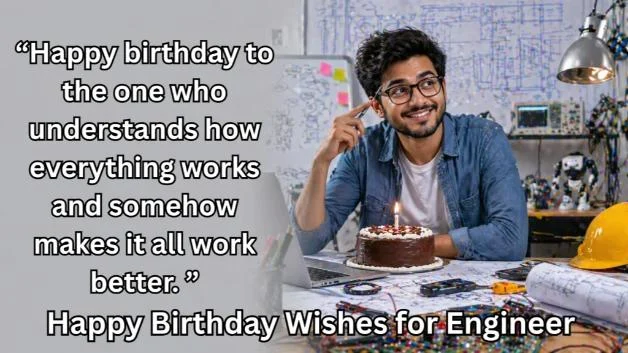 Professional Birthday Wishes for an Engineer