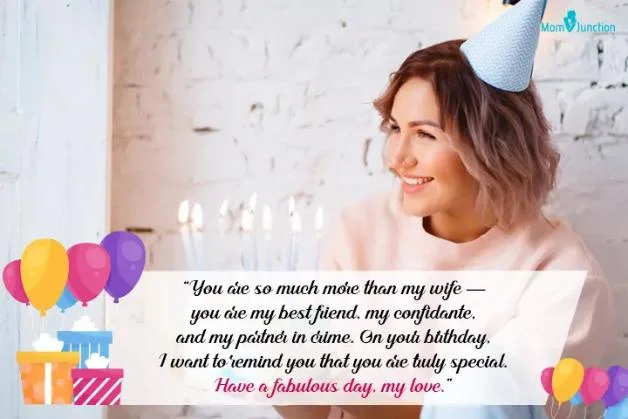Sweet Long Distance Birthday Wishes for Wife