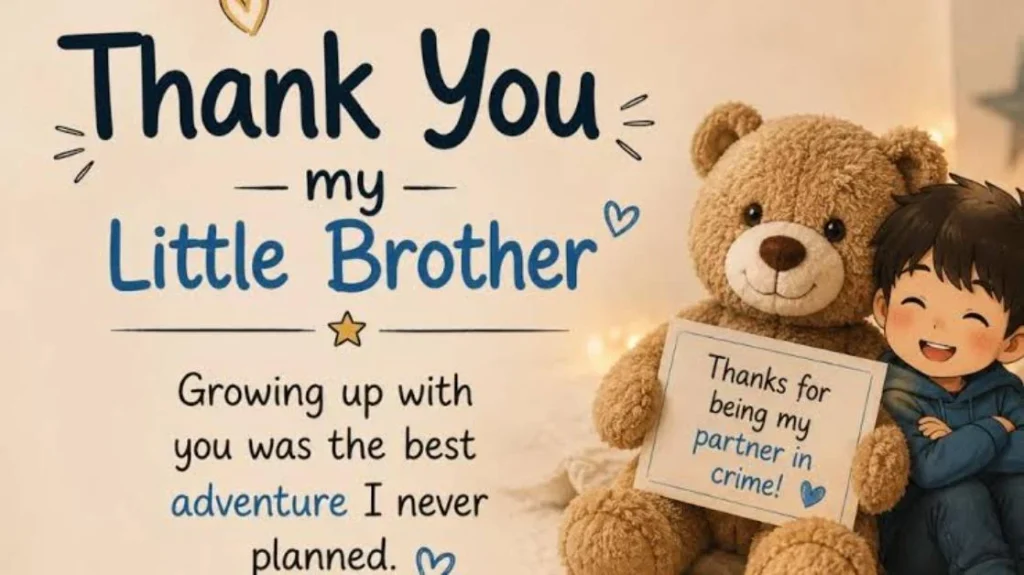 Emotional Thank You Messages for Your Brother