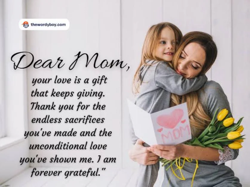 Heartfelt Thank You for Making Me a Mother Messages