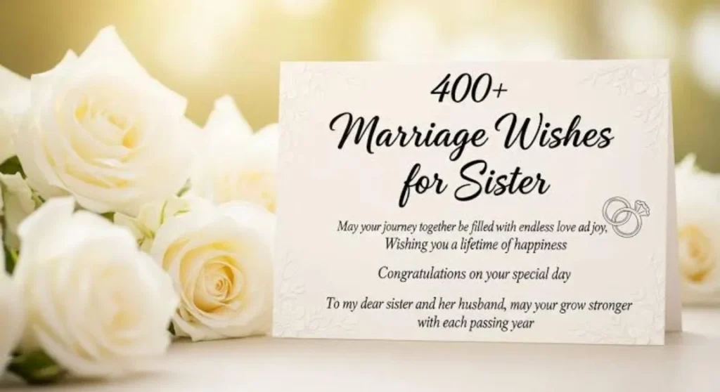 Heartfelt Wedding Wishes for Sister