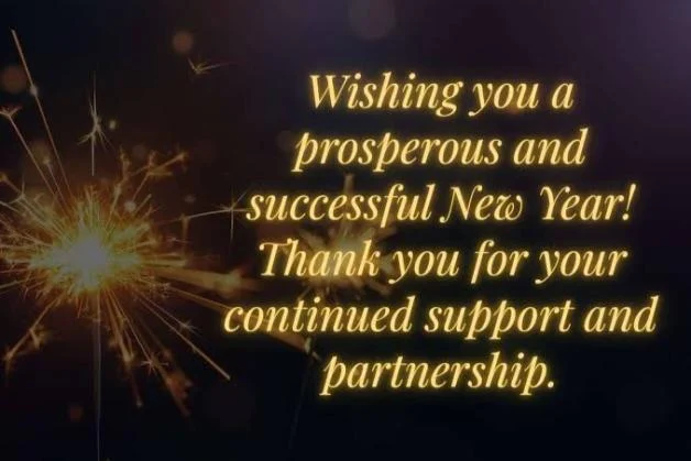 Heartfelt Thanks Messages for New Year Wishes