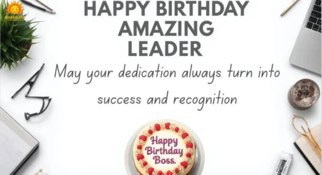 Professional Birthday Wishes for a Team Leader