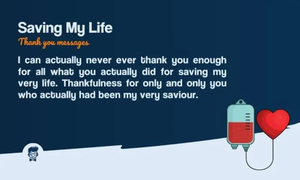 Romantic Quotes for Thank You for Saving Me