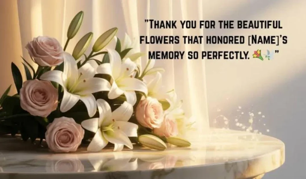 Thank You Wishes for Flowers from Friends