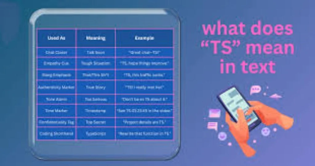What Does TS Mean in Text & Chat