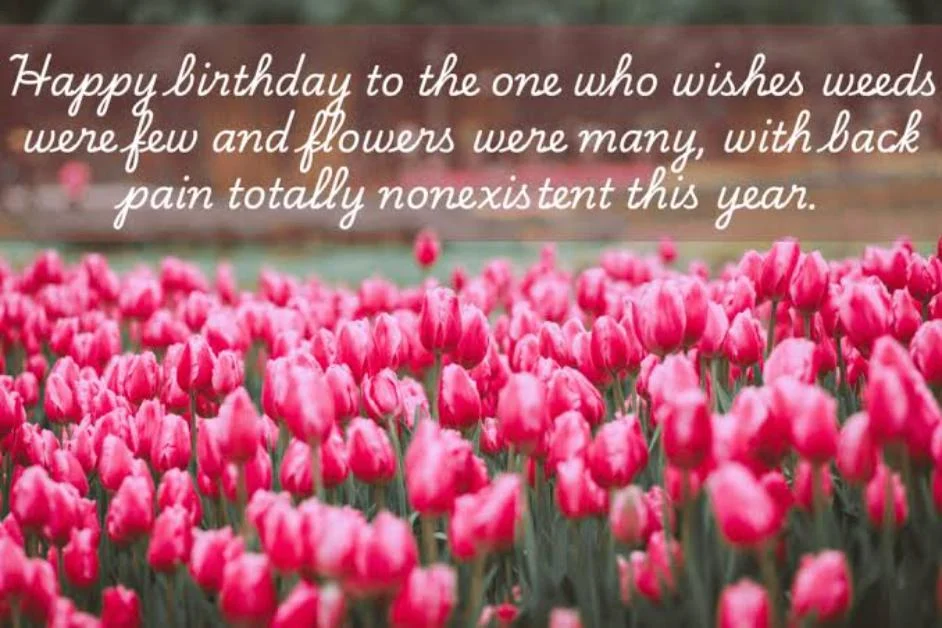 Birthday Wishes for Gardeners