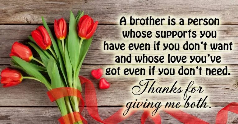 Thank You Messages for Your Brother
